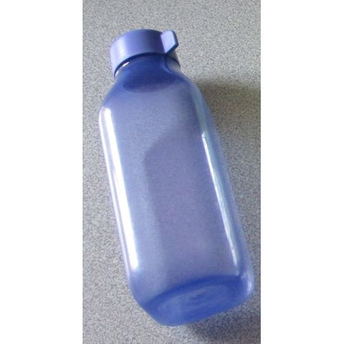 Eco Bouteille Tupperware Forme Carrée - Bouchon À Vis - Contenance 500ml - Couleur Bleu Violet