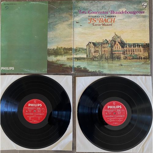 Integrale Des Concertos Brandenbourgeois 2x33t Vinyl J.S.Bach Lorin Maazel Rso Berlin