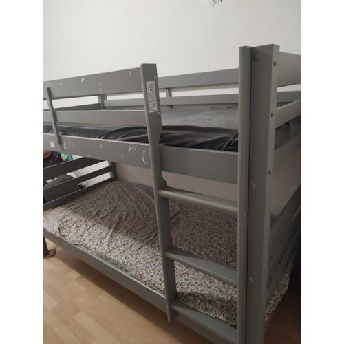 Lits Enfants Supersposés (120) + Les 2 Matelas (2x30) : 90x200