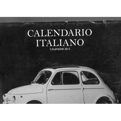 Calendrier Italien Annee 2012 A Collectionner
