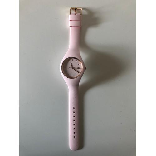 Montre Rose Ice Watch Montre Femme Caoutchouc