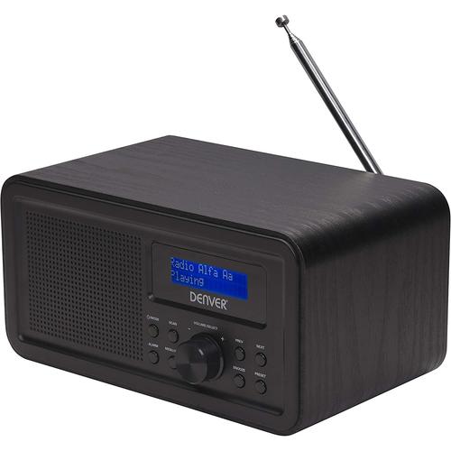 Denver DAB-30 Radio Dab+ avec Tuner FM et Fonction réveil Noir