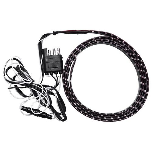 Barre Lumineuse Led À Trois Rangées, 60 Pouces, Pour Porte Arrière De Camion, Avec Clignotant De Frein De Recul, Pour Jeep Pick-Up Suv Dodge