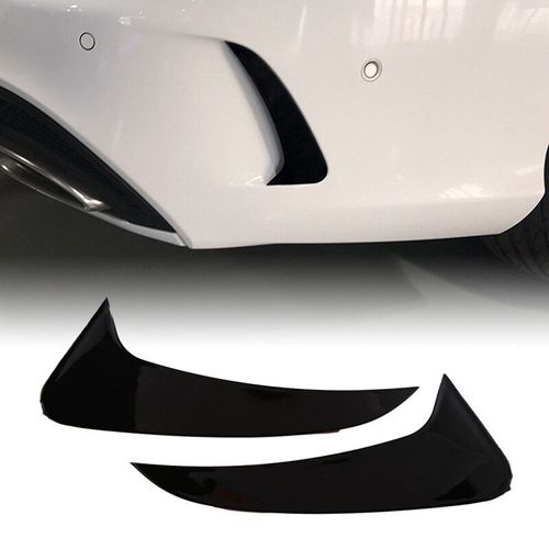 Becquet De Pare-Choc Arrière Noir Vif, Pour Mercedes-Benz Classe C Estate S205 C180 C200 Amg