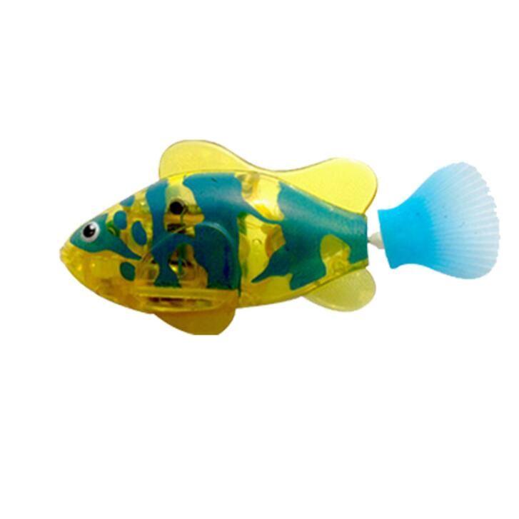 Poisson Clown électronique robotique à piles pour bébé,jouet de natation, bain d'eau,baleine blanche,animaux de compagnie,cadeaux pour enfants - Type  Blue