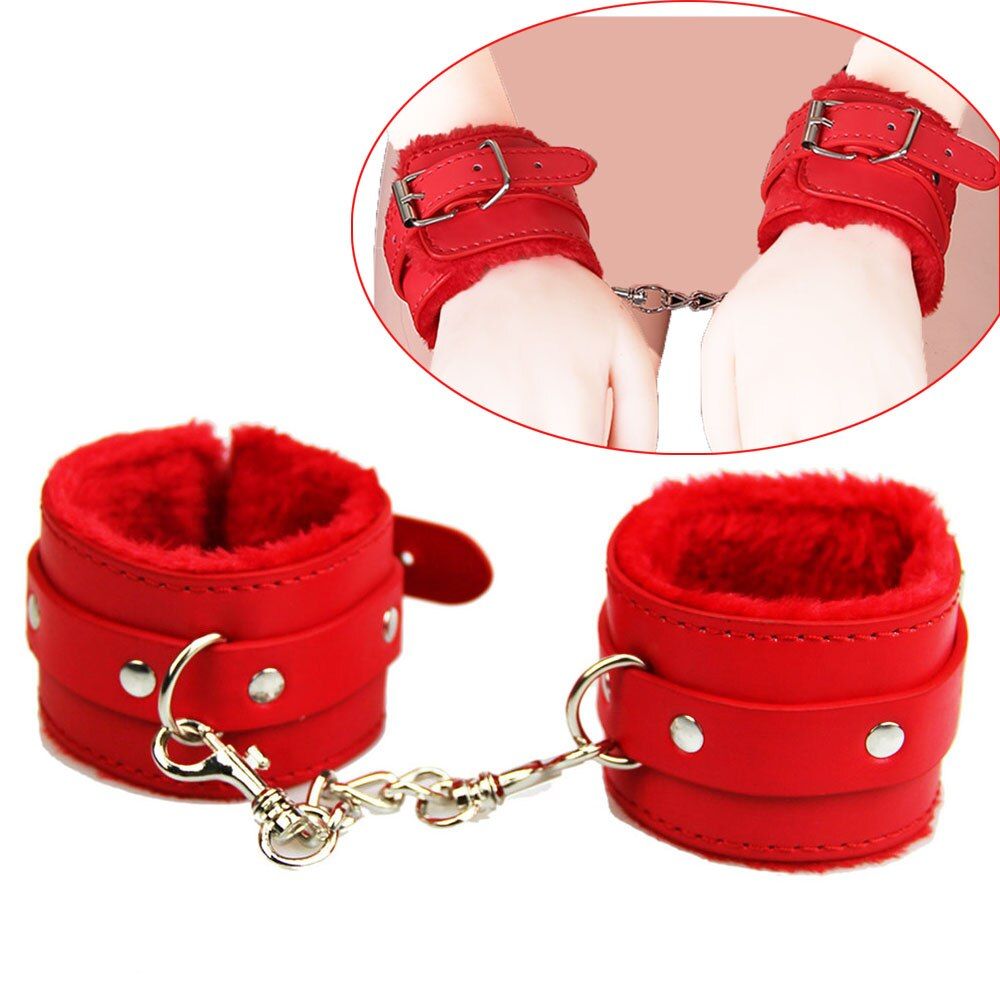 Menottes En Cuir Réglables Pour Couple Et Chien, Bondage Boutique, Menottes Au Pied, Attaches De Soumission Bdsm, Jouets Sexuels Pour Couple