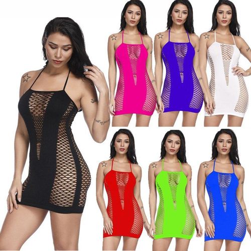Nuisette En Résille Transparente, Lingerie Sexy Grande Taille, String, Costume Érotique Porno, Vêtements De Nuit, Sous-Vêtements Sexuels