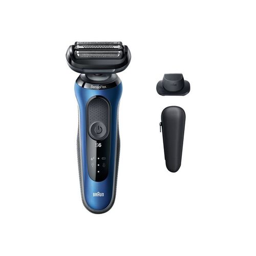 Braun Series 6 60-B1200s - Rasoir - Sans Fil - Bleu/Noir