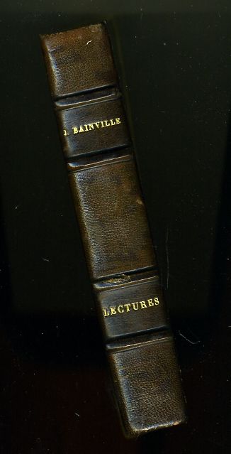 "Lectures", Jacques Bainville (Préface Charles Maurras), Fayard, 1937