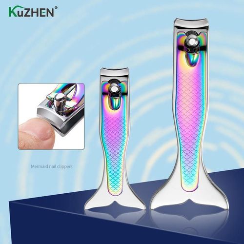 Coupe-Ongles En Acier Inoxydable, Coupe-Ongle En Forme De Sirène, Pour Les Ongles Des Pieds, Soins Des Ongles, Correcteur Antidérapant 