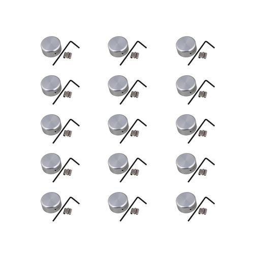 Guitare Effecteur Pied Nail Cap Effecteur Pédale Bouton Pédale Pédale Housse En Aluminium Avec Vis De Clé