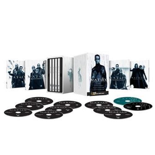 Matrix - Collection 4 Films - 4k Ultra Hd + Blu-Ray - Édition Boîtier Steelbook
