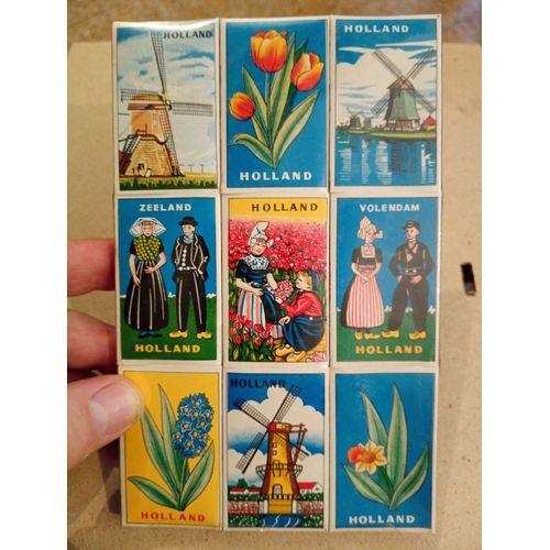 Boites D'allumettes De Collection Sur Le Theme De La Hollande