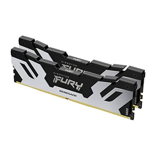 Kingston FURY Renegade Silver - DDR5 - kit - 32 Go: 2 x 16 Go - DIMM 288 broches - 6400 MHz / PC5-51200 - CL32 - 1.4 V - mémoire sans tampon - on-die ECC