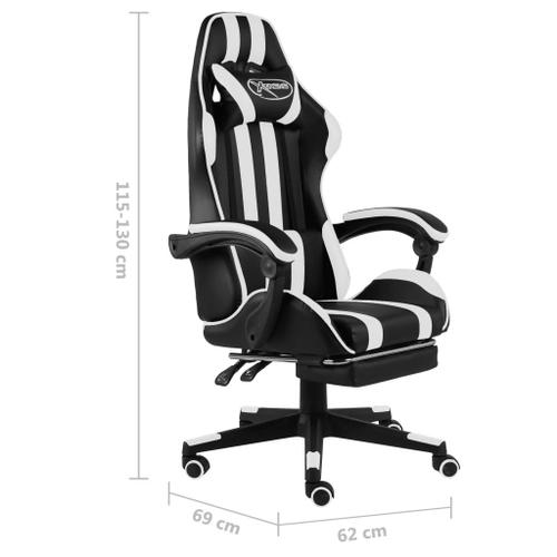 MONTECARLO Chaise fauteuil siége de bureau pour ordinateur racing gaming sportiv 