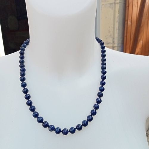 Collier Perles De Lapis Lazulli