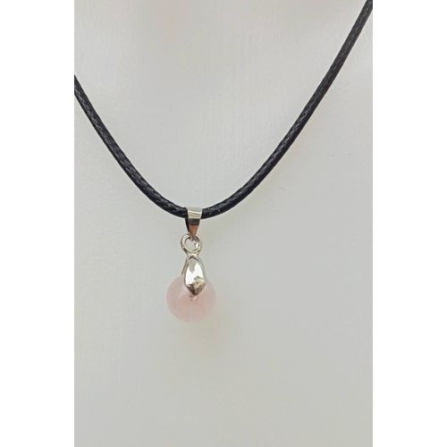 Pendentif Quartz Rose