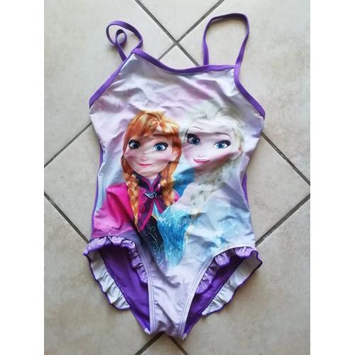 Maillot De Bain Disney La Reine Des Neiges 8 Ans Comme Neuf!!