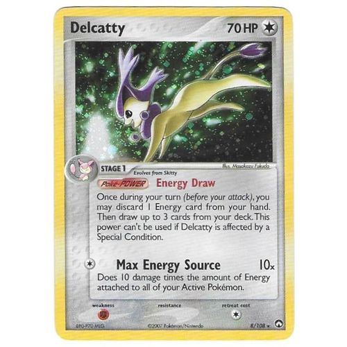 Delcatty 8/108 - Ex : Power Keepers - Rare Holo "Cosmos" Pokemon Card