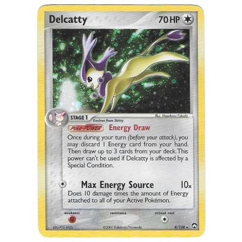 Delcatty 8/108 - Ex : Power Keepers - Rare Holo "Cosmos" Pokemon Card