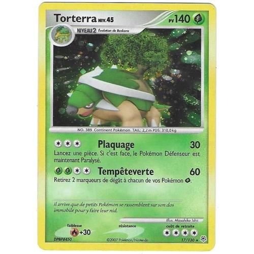 Torterra 17/130 - Niv.45 - 140pv - Diamant & Perle - Rare Holo "Cosmos"