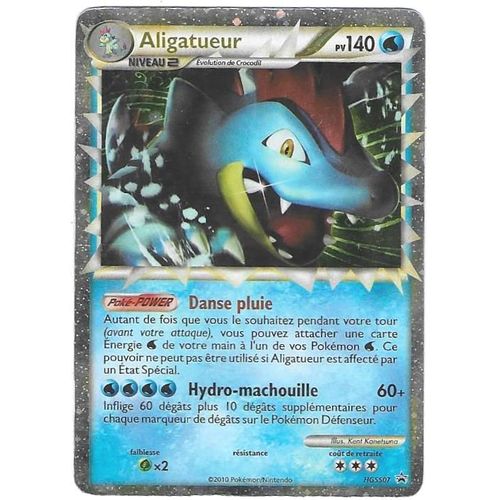 Aligatueur Hgss07 - 140 Pv - Promo Black Starheartgold Soulsilver - Carte "Prime Holo" Française