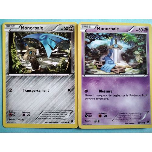 Lot Cartes Pokémon N° 679 Monorpale