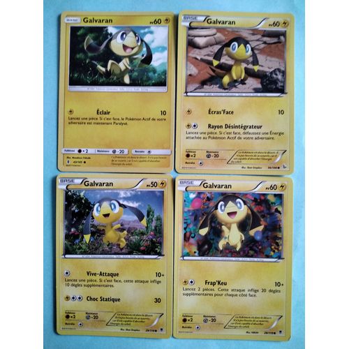 Lot Cartes Pokémon N° 694 Galvaran