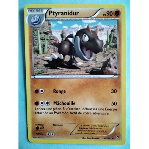 Carte Pokémon N° 696 Ptyranidur