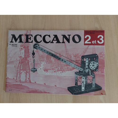Notice 2 Et 3 De Boite Meccano Vintage