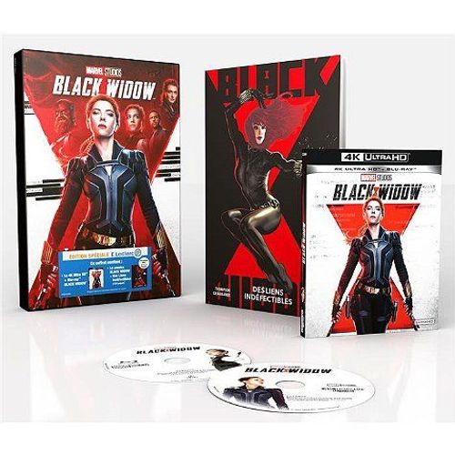 Coffret Black Widow Blu-Ray Et 4k Ultra Hd + Comic Book - Marvel Studios - Édition Spéciale E.Leclerc