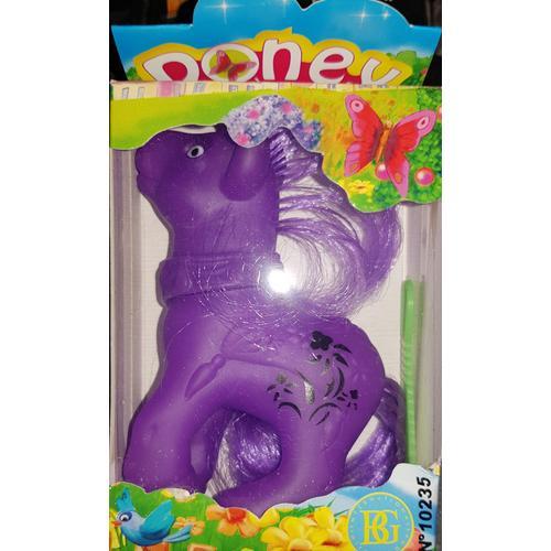 Jeu Jouet / Poney A Coiffer / Mini Poney 8 Cm