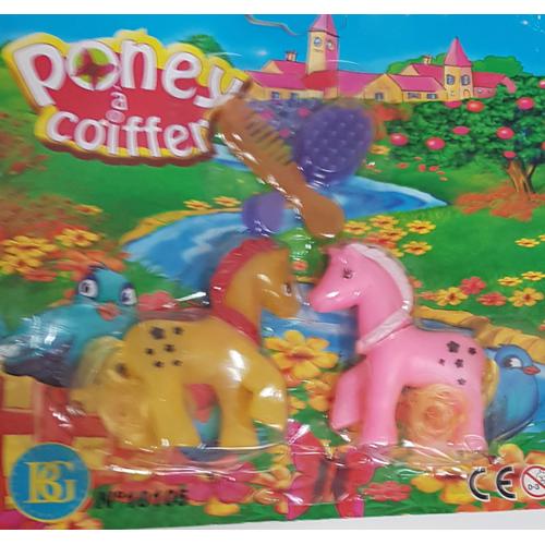 Jeu Jouet / Poney A Coiffer / Lot De 2 Poneys