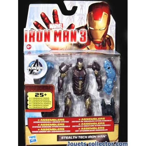Figurine Marvel Iron Man 3 / Assemblers / Interchangeable / Stealth Tech Iron Man