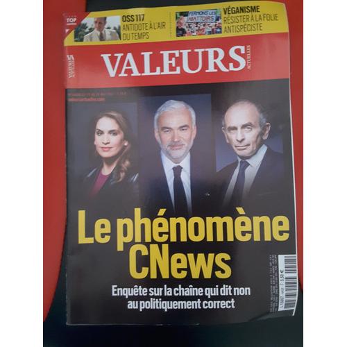 Valeurs Actuelles N°4408 - Enquête Sur Cnews - Oss 117 - Véganisme -