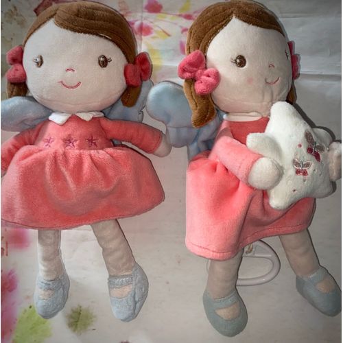 Doudou Poupee Fille Tex Baby Little Fairy Jouet Pantin Et Boite A Musique Carrefour Bebe