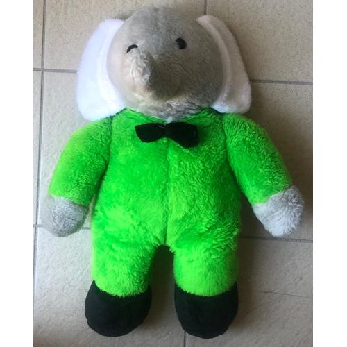 Peluche Eléphant Style Babar, Multi Peluche Made In France, Figurine