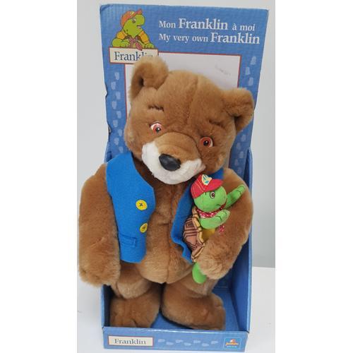 Doudou / Peluche 30 Cm/ Cadeau Naissance / Franklin Et L'ours Martin / Collector