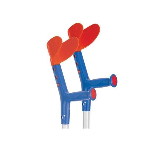 Béquille Enfant Tiki Red Blue Appui Brachial Réglable La Paire