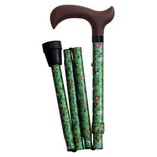 Canne De Marche Métal Fantaisie Pliante Flore