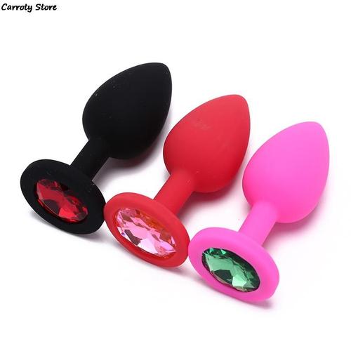 Sexy Silicone Plug Anal Massage Adulte Pour Femme Ou Homme Gay, Anal Mais Prise Ensemble Ou Plugs Anaux Produits De Sexe Jouets De Fête