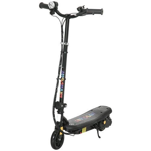 Homcom Trottinette Électrique 120 W Pliable Pour Enfant 7-14 Ans 12 Km/H Max. Autonomie 10 Km Max