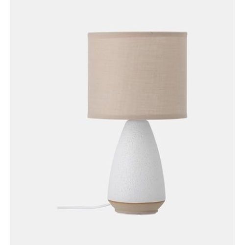 Bloomingville - Lampe De Table En Grès - Paprica - Blanc - Blanc