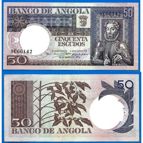 Angola 50 Escudos 1973 Escudo Afrique Billet Colonie Portugal