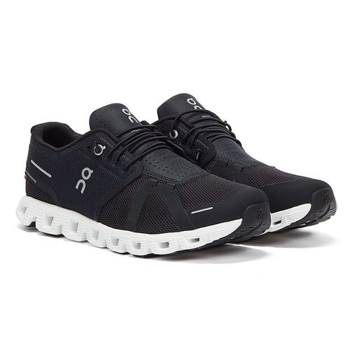 On Running Cloud 5 Baskets Noir Blanc Pour Femmes
