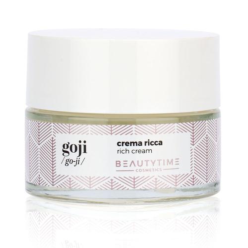 Beautytime Goji, Crème Visage Riche Bio, 50 Ml, Crème De Nuit bianca