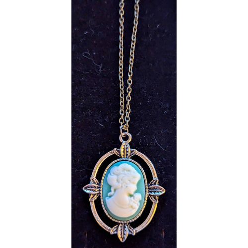 Joli Collier Pendentif Camée Katherine The Vampire Diaries