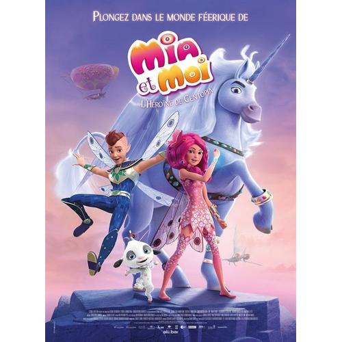 Mia Et Moi, L'heroïne De Centopia - Affiche Originale De Cinema - Format 120x160 Cm - Un Film De Matthias Temmermans, Adam Gunn Avec Les Voix De Julian Maroun, Bettina Kenney, Margot Nuccetelli - 2022