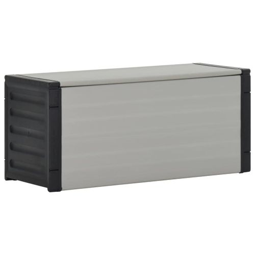 Vidaxl Armoire À Déchets De Jardin Gris 85x34x40 Cm