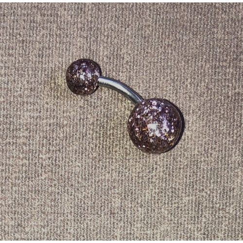 Piercing De Nombril - Brillant Violet